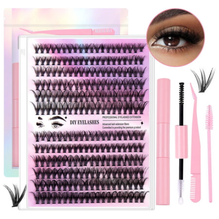 DIY Cluster Lashes – 12 Rows (30D & 40D), 240 Segments