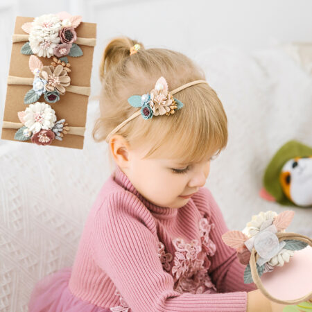 Adorable Baby Girl Floral Headband – Comfortable and Stylish