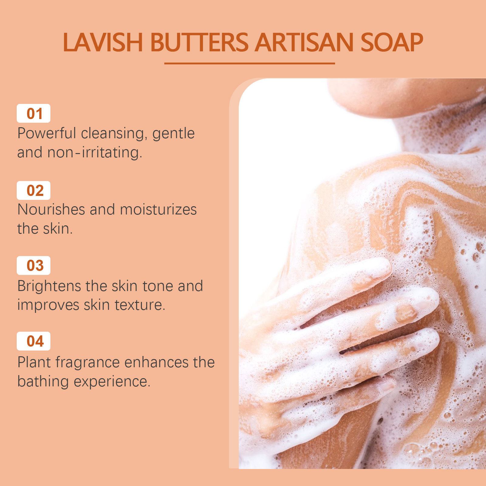 Turmeric Bath Soap – Smooth & Healthy Skin - Image 4