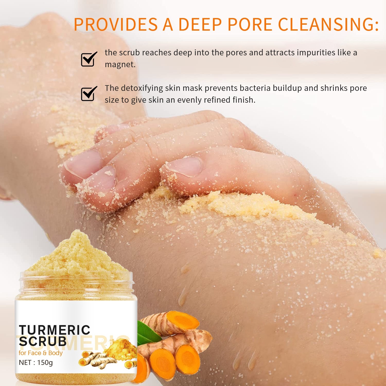 Turmeric Body Scrub – Soft & Radiant Skin - Image 5