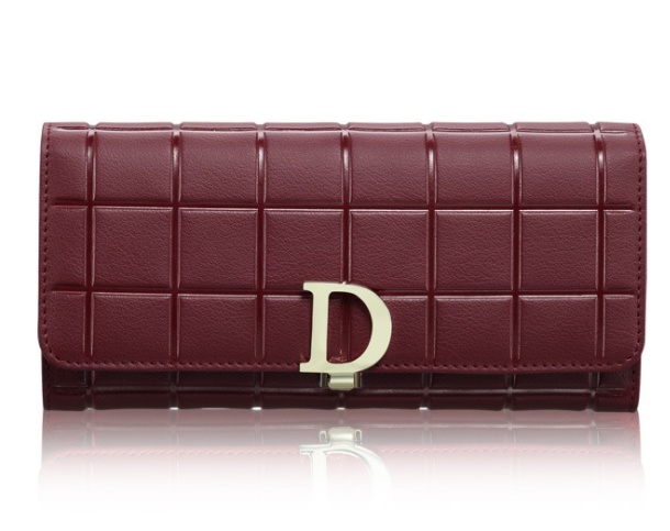 Classic Women’s Long Plaid Clutch – Durable & Stylish