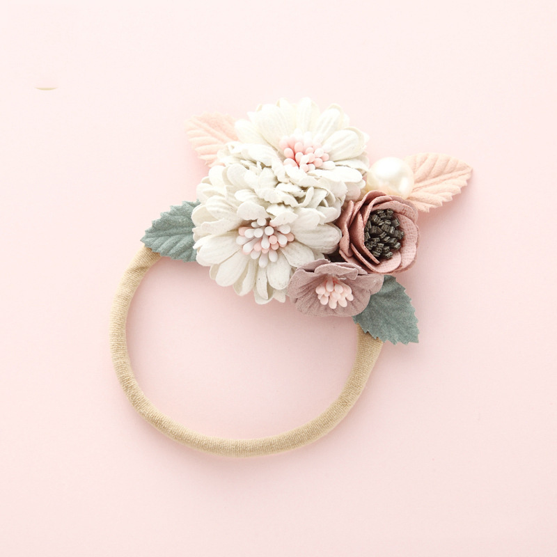 Adorable Baby Girl Floral Headband – Comfortable and Stylish - Image 2