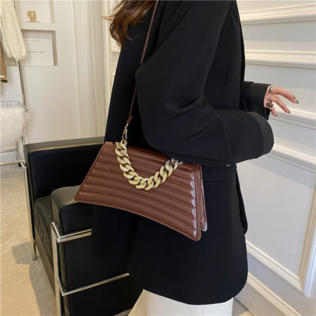 Elegant Ladies Shoulder Bag – Chain Strap Party and Wedding Purse