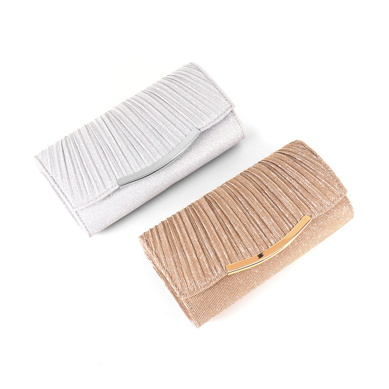 Elegant Evening Clutch – Women’s Solid Colour Flap Purse with Chain Strap - Image 6