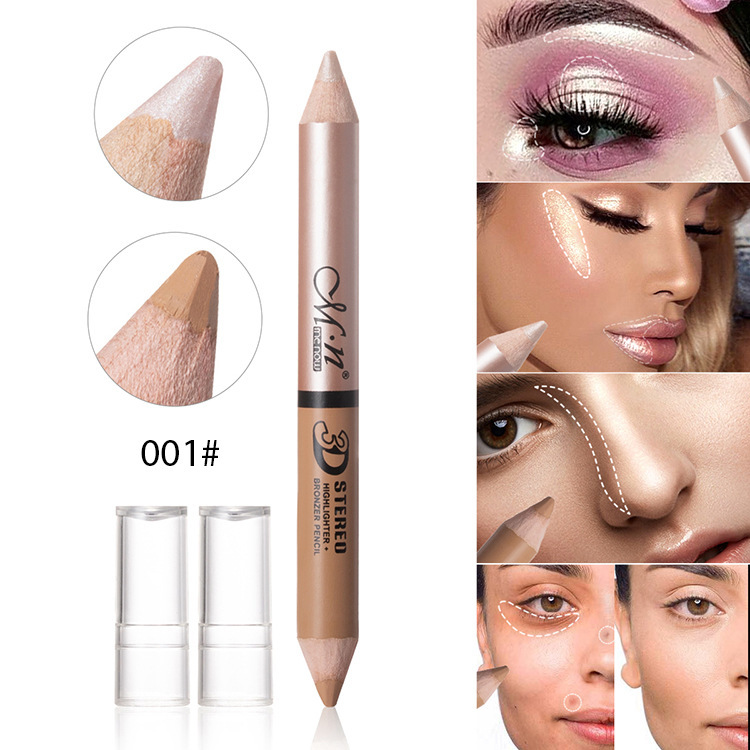 All-in-One Dual Makeup Pen – Concealer + Highlighter, Waterproof & Skin Brightening - Image 2