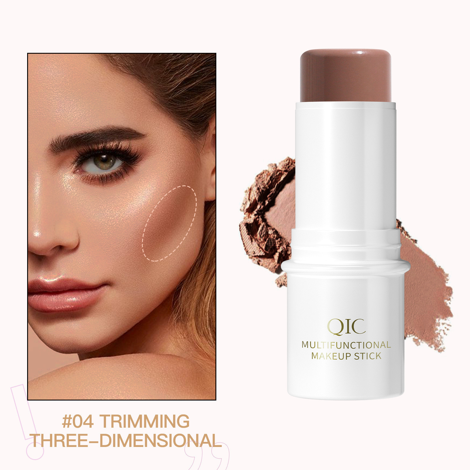 Highlighter Pen Stick – Face Concealer, 3D Contour & Multi-Use Makeup - Image 9