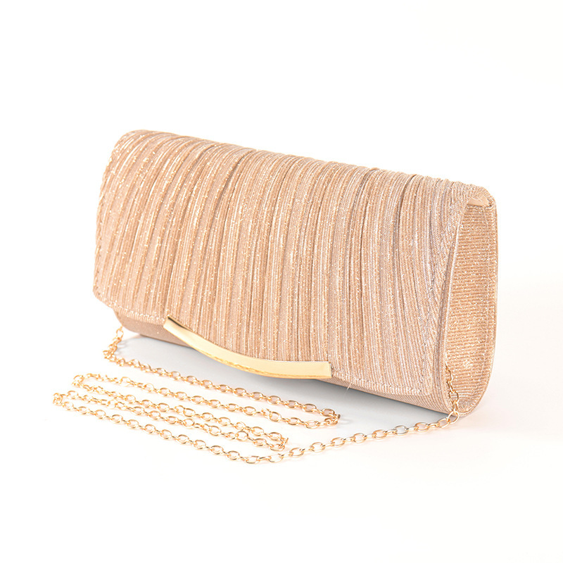 Elegant Evening Clutch – Women’s Solid Colour Flap Purse with Chain Strap - Image 5