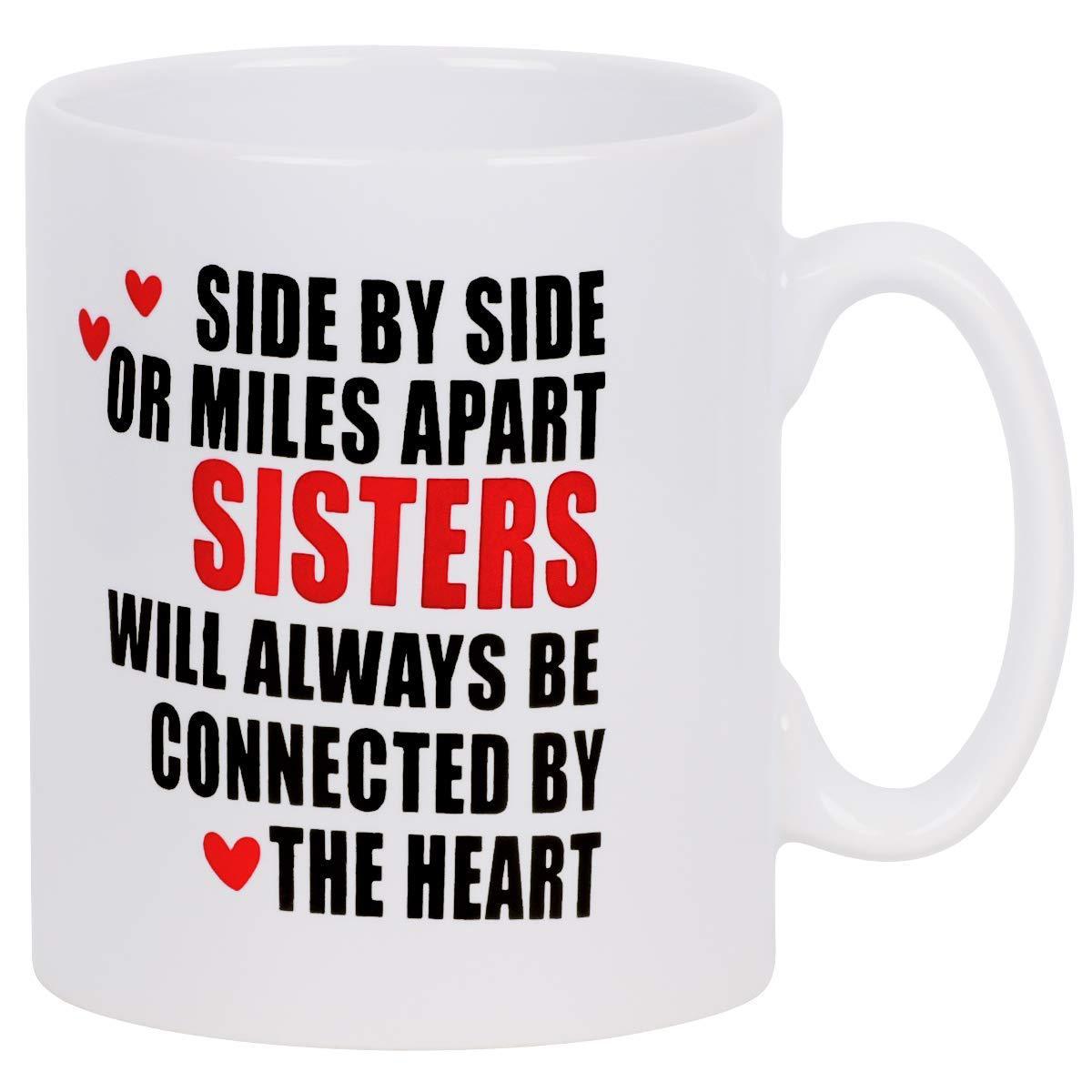 Sister Bond Coffee Mug – Elegant Ceramic Cup for Daily Use - Image 3