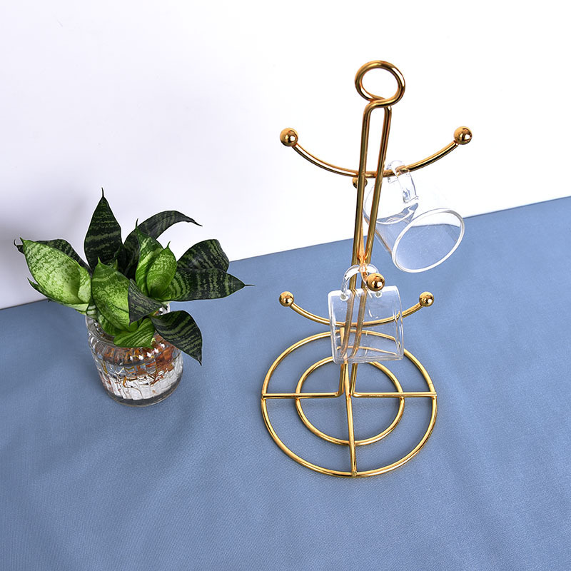 Golden Cup Stand – Stylish Tabletop Display - Image 4