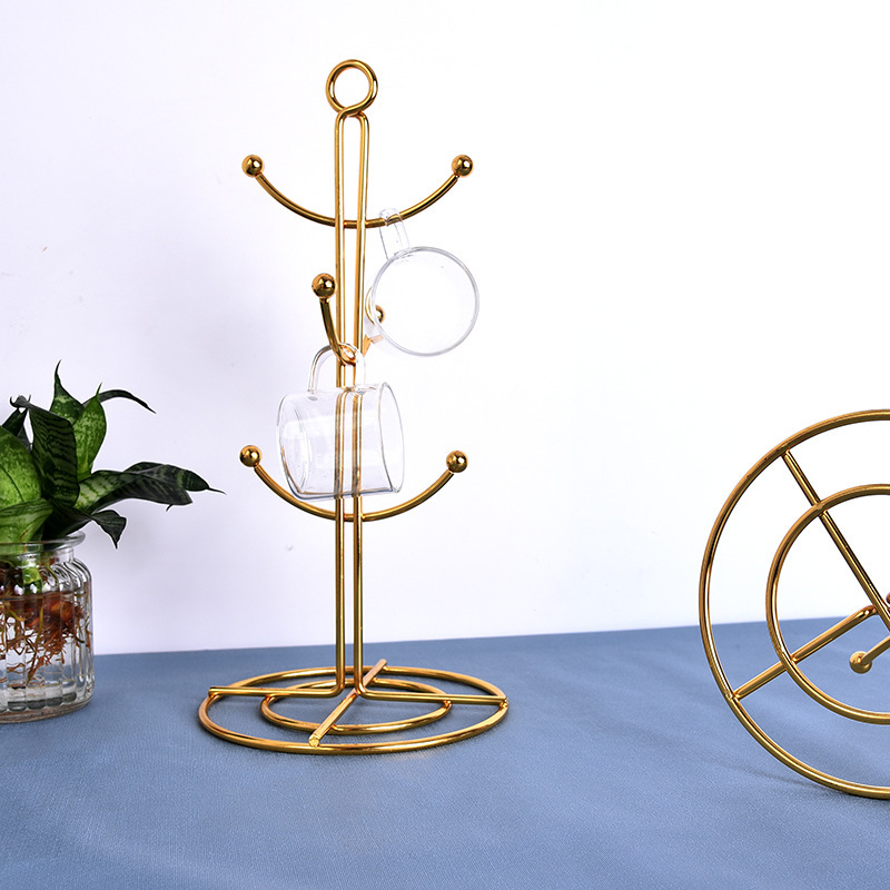Golden Cup Stand – Stylish Tabletop Display - Image 5