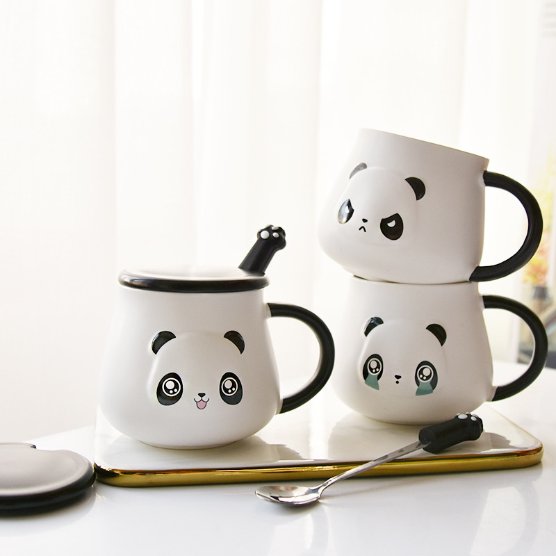 Large Capacity Panda Ceramic Mug