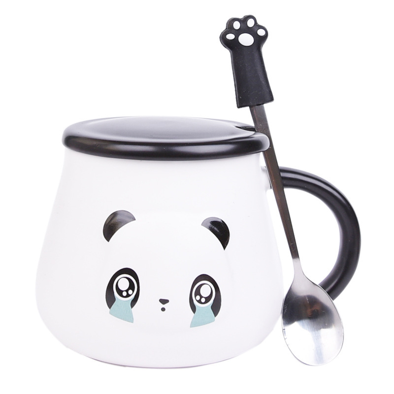Large Capacity Panda Ceramic Mug - Image 4