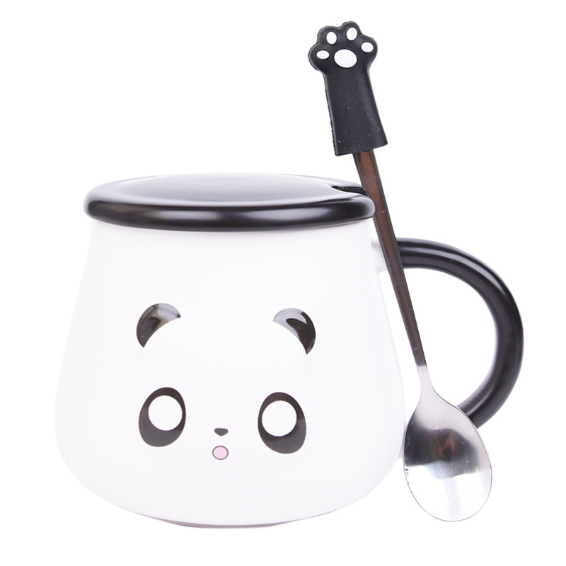 Large Capacity Panda Ceramic Mug - Image 2