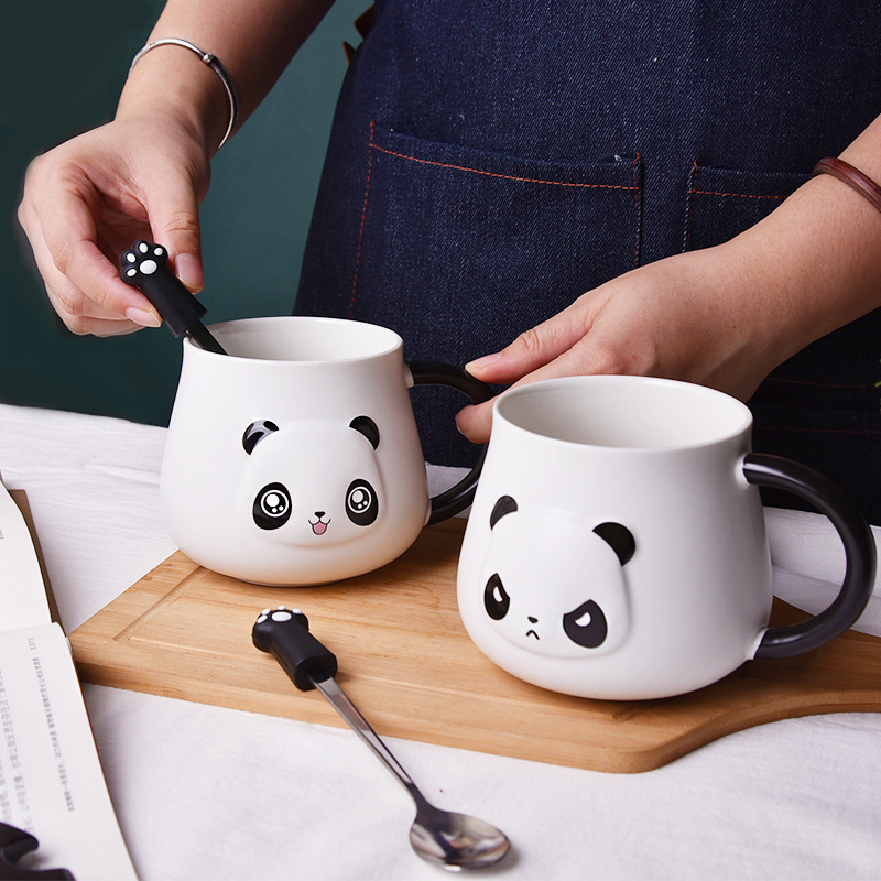 Large Capacity Panda Ceramic Mug - Image 6