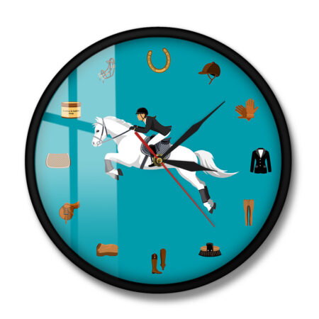 Equestrian Sports Equipment Set Modern Wall Clock Wall Clock