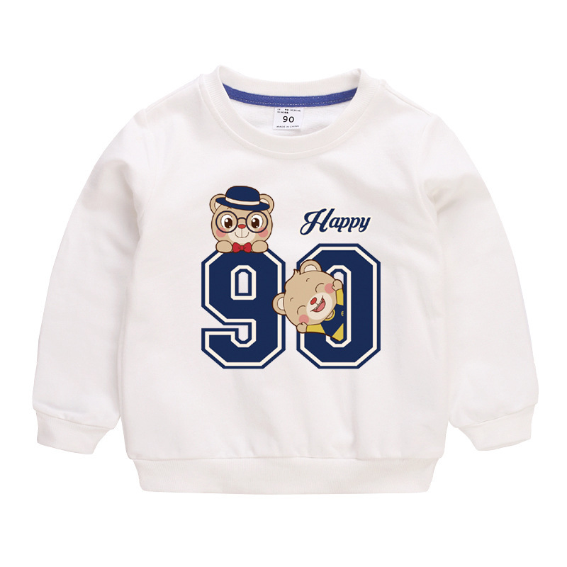 Children’s Cotton Cartoon Pullover Sweater - Image 3