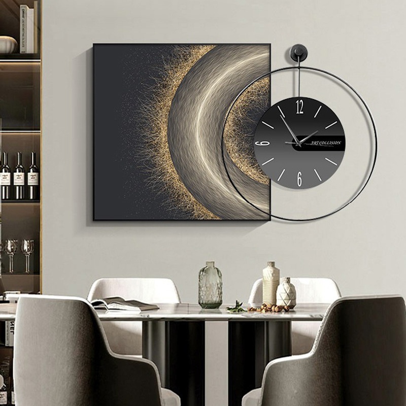 Fashion Elegant Mute Clock Painting - Image 2