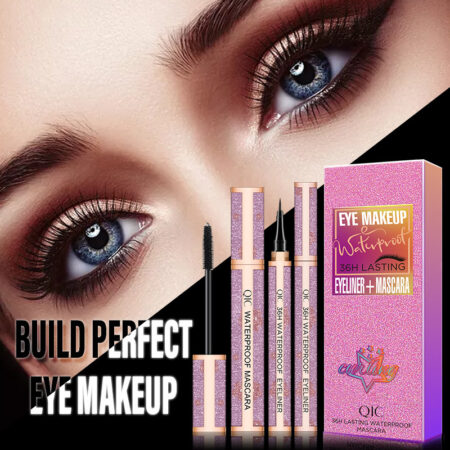 All-Day Waterproof Mascara & Eyeliner Set - Perfect Pair Lash & Line Duo