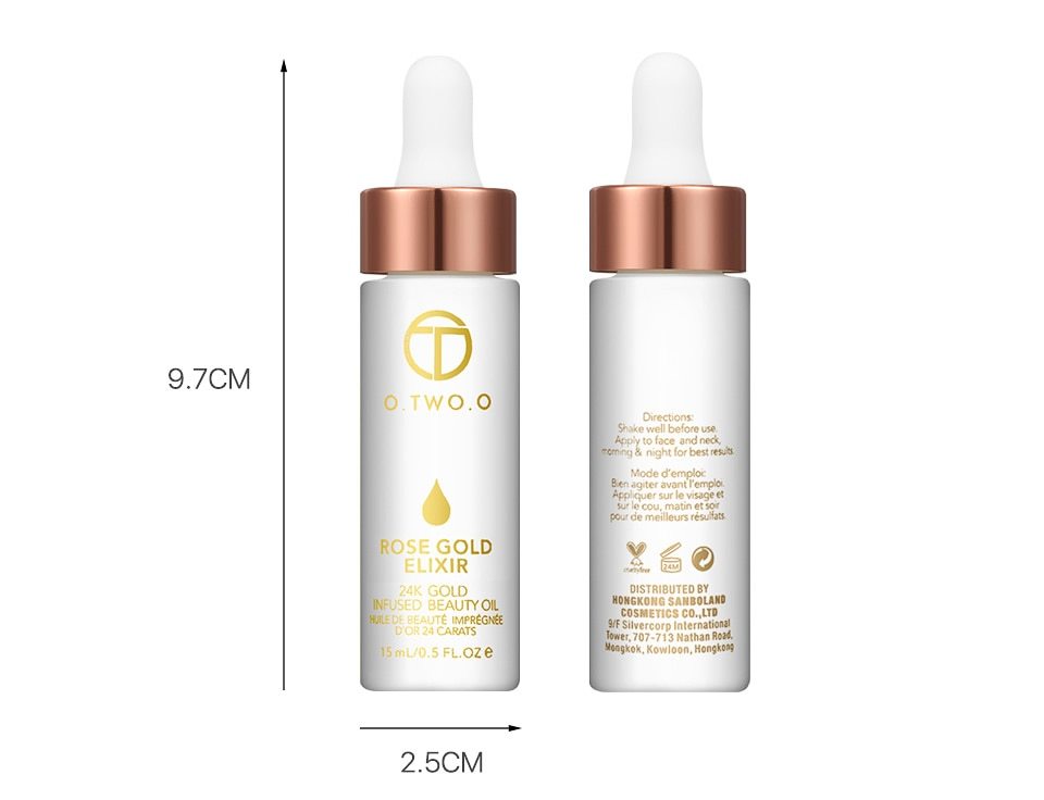 Radiant Glow 24K Makeup Prep Face Oil - Nourishing Beauty Oil - Image 10