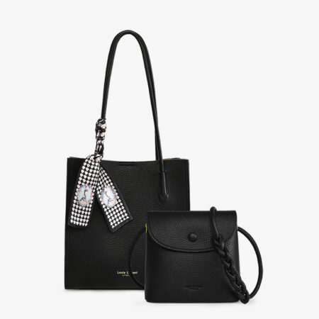 Stylish Texture Shoulder Bag Set – Perfect for Work & Travel