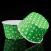 Green polka dots