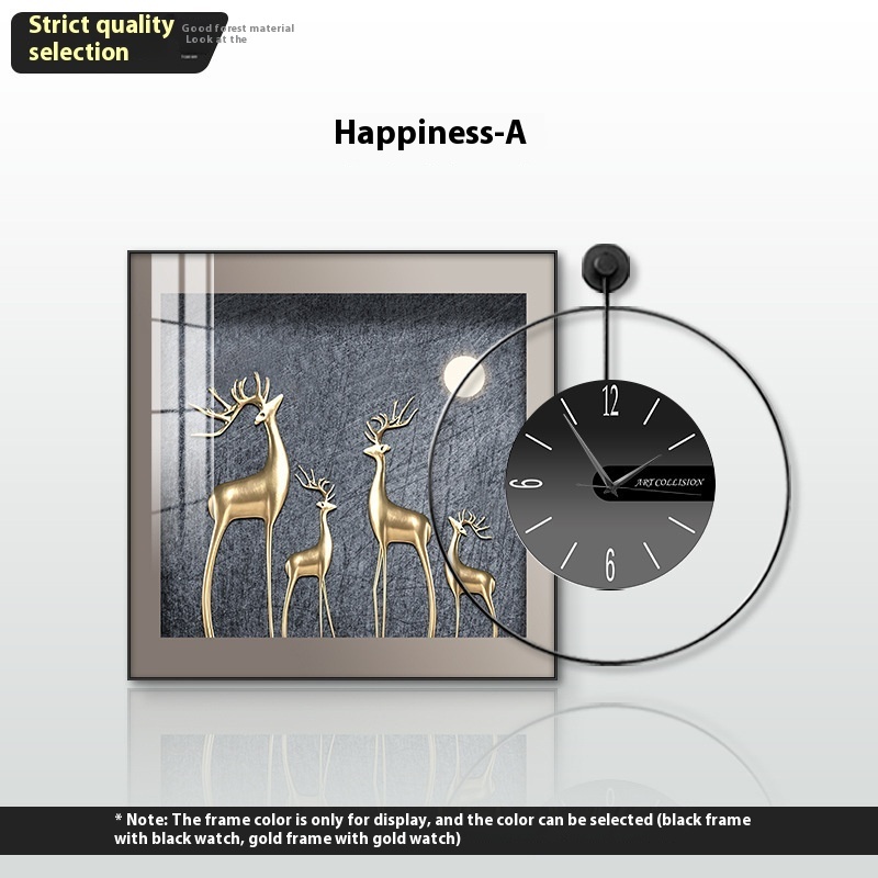 Fashion Elegant Mute Clock Painting - Image 9