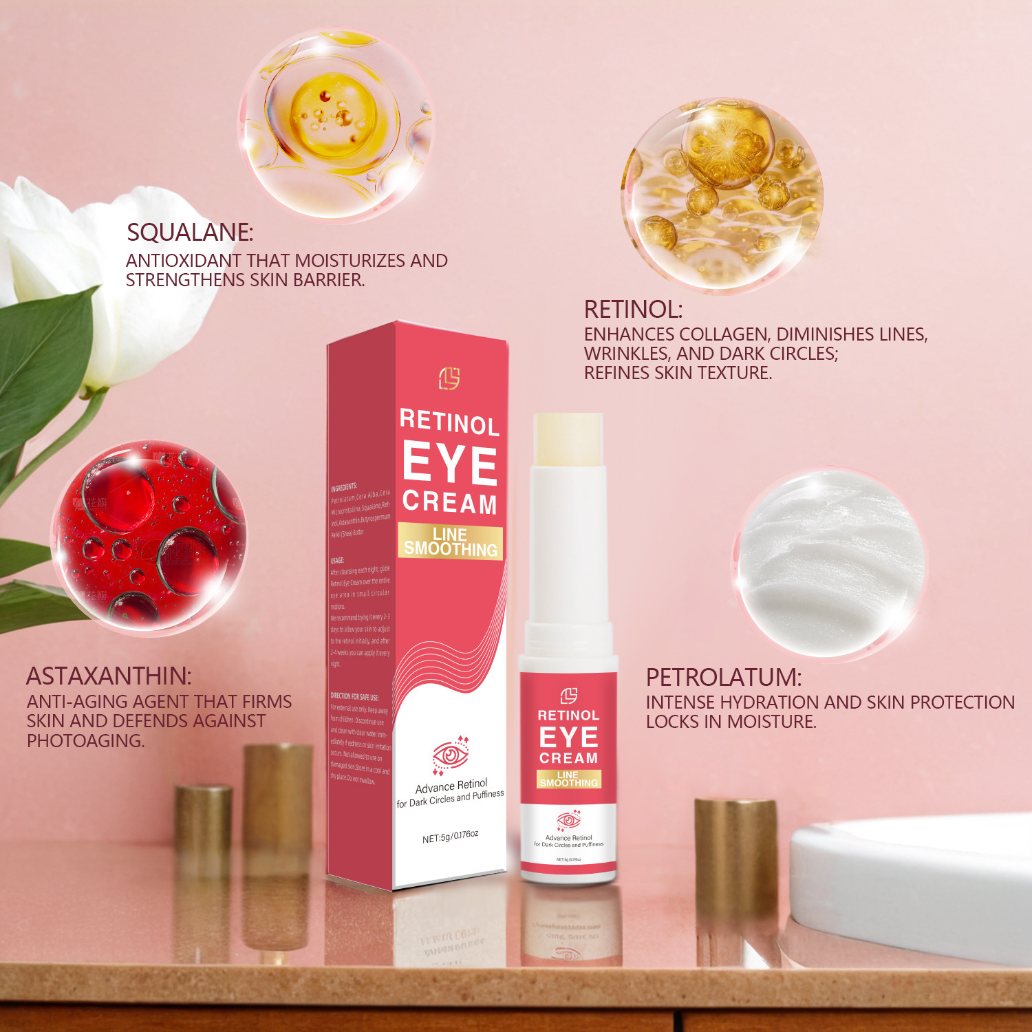 Retinol Under Eye Cream Stick - Image 5