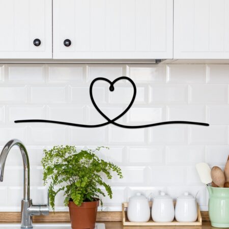 Metal Heart Art Wall Hanging Decorations