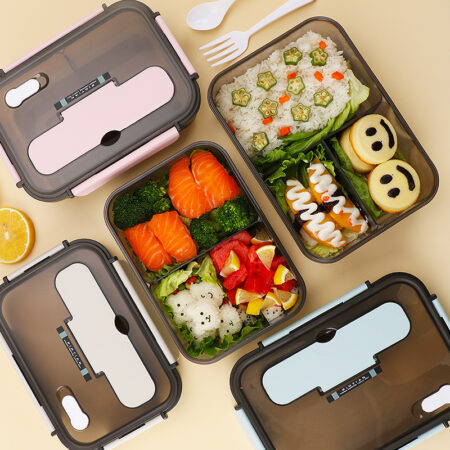 Bento Lunch Box – Microwave Safe & Leakproof