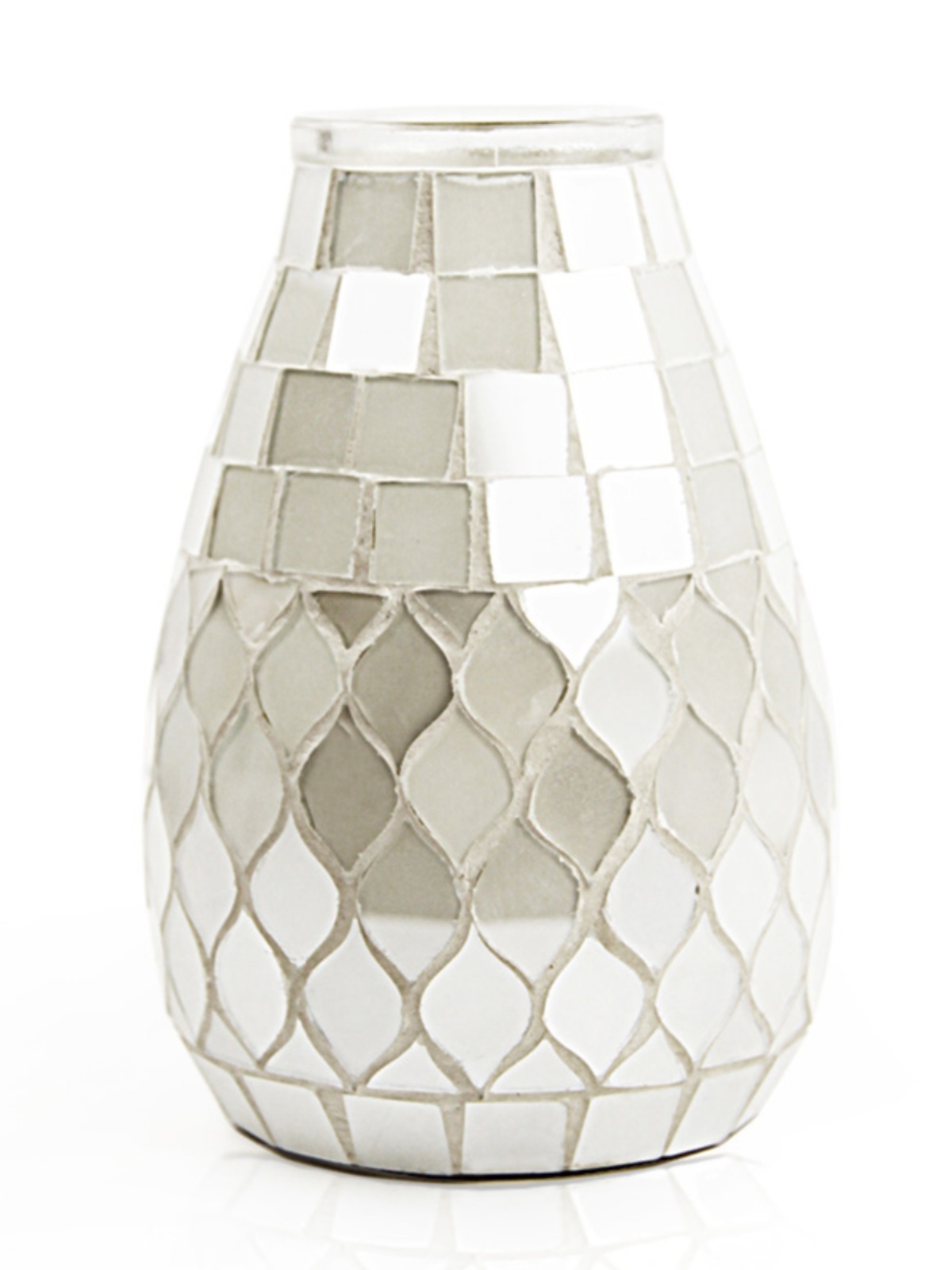 Nordic Light Mosaic Glass Vase Home Office - Image 5