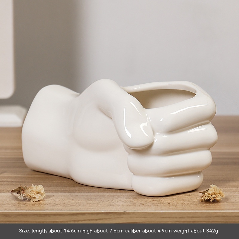 Simple Ceramic Vases Home Furnishings Living Room Flower Arrangements - Image 2