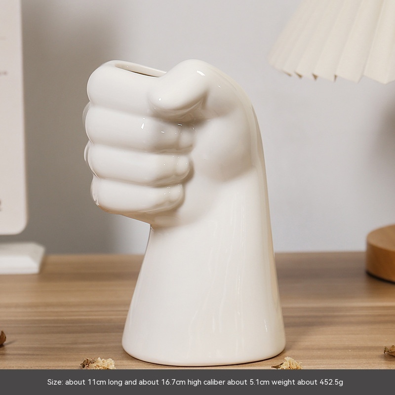 Simple Ceramic Vases Home Furnishings Living Room Flower Arrangements - Image 3