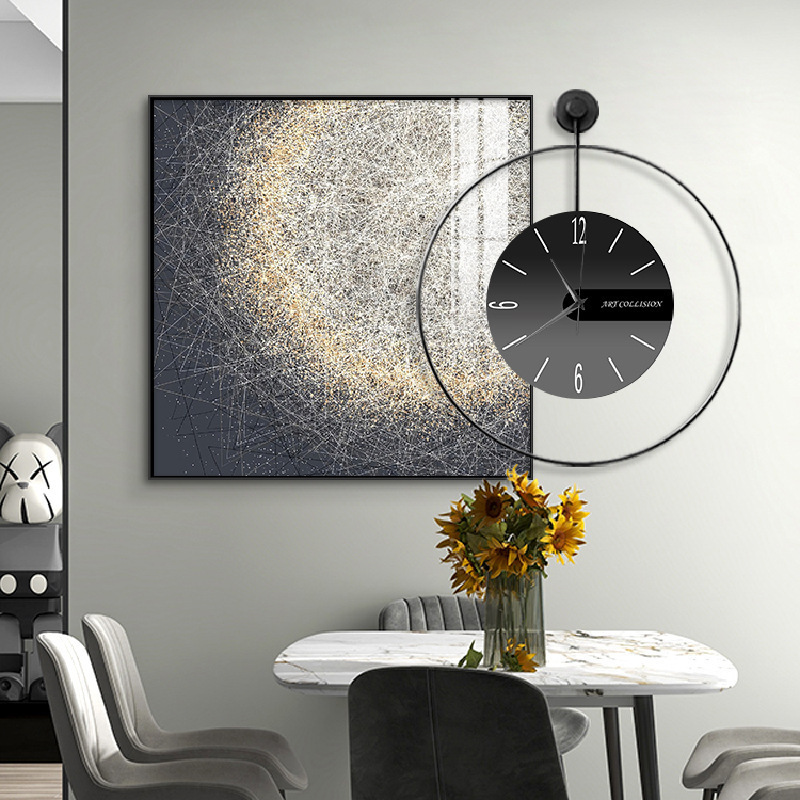 Fashion Elegant Mute Clock Painting - Image 3