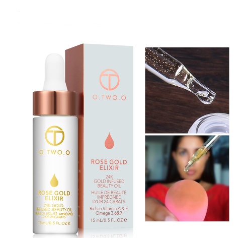 Radiant Glow 24K Makeup Prep Face Oil - Nourishing Beauty Oil - Image 8