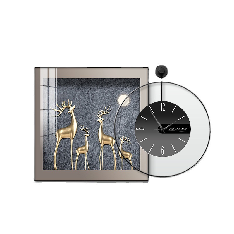 Fashion Elegant Mute Clock Painting - Image 5