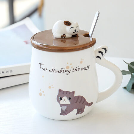 Cat Lover’s Cartoon Mug