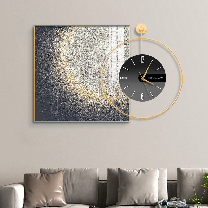 Fashion Elegant Mute Clock Painting - Image 4