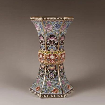 Chinese Classical Ceramic Vase Flower Container