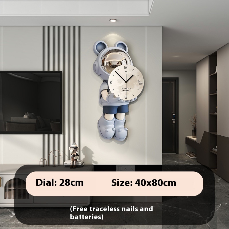 Astronaut Clock Wall Clock Living Room Modern Home - Image 9