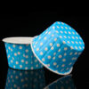Blue polka dots
