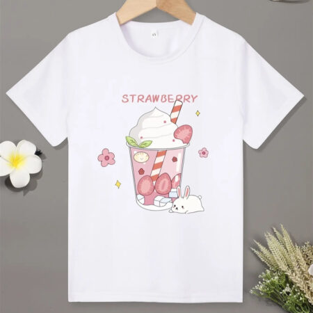 Casual T-shirt | Cute Cartoon Pattern