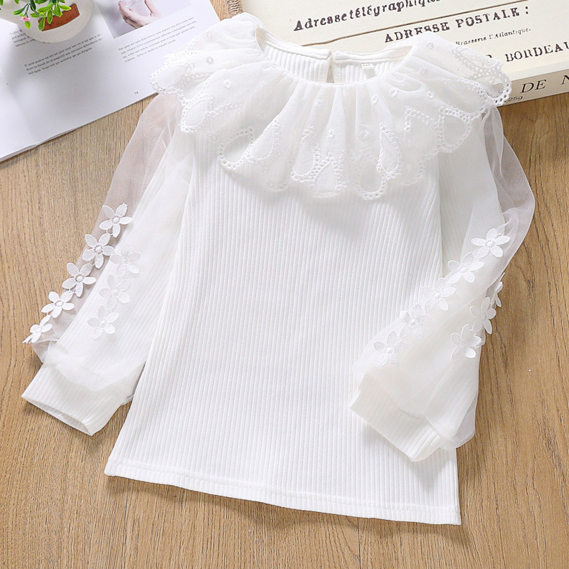 Elegant Long Sleeve Striped Princess Top - Image 4