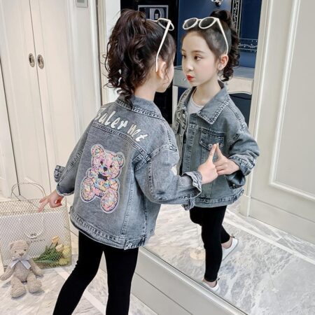Cartoon Jacket - Children Denim Tops